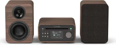 Immagine prodotto di Pure Classic Stereo Mini Microsistema audio per la casa 40 W Marrone, Noce