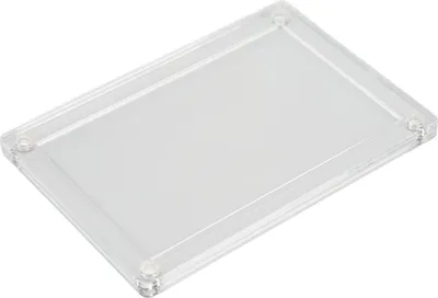 Obrázek produktu pro Rámeček na ledničku, akrylátový, magnetický, oboustranný, průhledný, rámeček na ledničku pro 3palcové poznámky