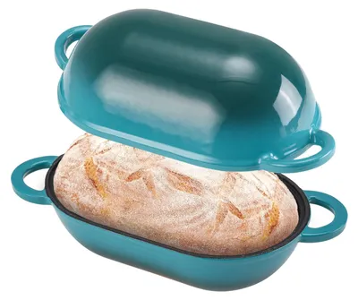 Productafbeelding van Broodbakvorm broodvorm - Gietijzer - 2,75 l - Met deksel - 30 x 15 x 15 cm