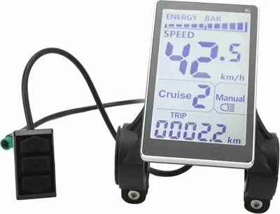Produktbild von Elektrofahrrad-LCD-Anzeige 5-polig 24 V, 36 V, 48 V, 60 V Universal-E-Scooter M5 LCD-Bildschirm für 31,8 mm und 22,2 mm Elektrofahrräder