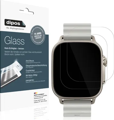 Image de 2x Protection ecrán pour Realme Watch 5 Verre souple Film Protecteur 9H dipos