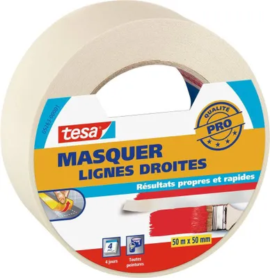Image de Masque - Lignes droites 50 m x 50 mm - Tesa