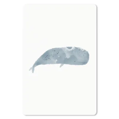 Produktbild von MuchoWow® Mauspad Mousepad Pottwal - Tiere - Meer - Aquarell 40x60 cm - Mousepads - Maus Mat - Pad - Mausunterlage - Schreibtisch Accesoire