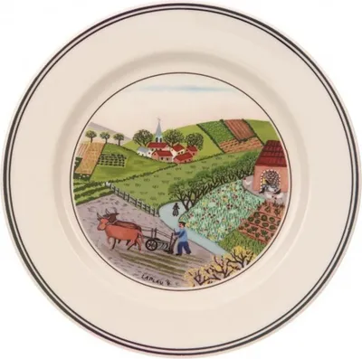 Produktbild von Villeroy & Boch Design Naif Brotteller / Dessertteller Feldarbeit 17cm