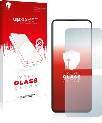 Produktbild von upscreen Schutzglas für Samsung Galaxy Z Flip 4 Schutzfolie Panzer Folie Glas Display Schutz klar