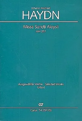 Produktbild von Missa Sancti Aloysii, Klavierauszug
