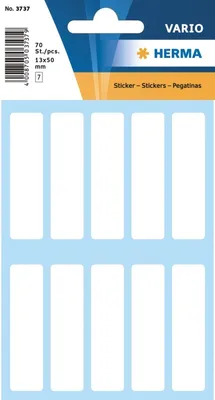 Produktbild von Herma Multi-purpose labels 13x50mm white 70 pcs.