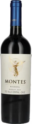 Produktbild von Montes Merlot Reserva 2023 | Chile Central Valley | 0.75 l | 14.5% Alk.