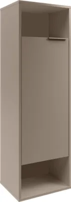 Produktbild von Fackelmann B.PARIS Midischrank, Badschrank mit offenen Regalfächern, Cubit Grau
