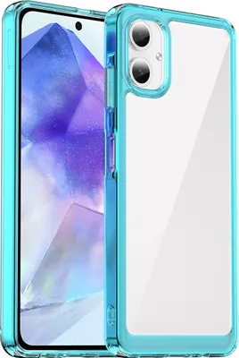 Obrázek produktu pro Pouzdro pro Samsung Galaxy A06 průhledné, nárazuvzdorné TPU silikonové ochranné pouzdro nebesky modré