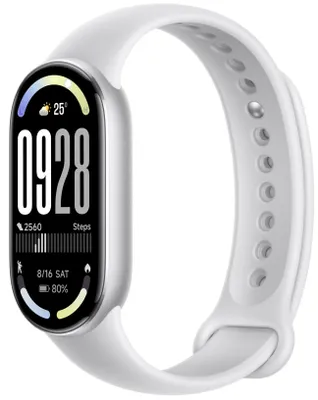 Produktbild von Smart Band 10 (hellgrau, TPU Armband in Glacier Silver)