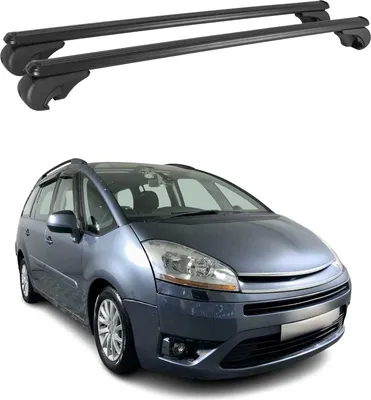 Produktbild von Dachträger Grundtäger für Citroen C4 Grand Picasso 2006-2013 75kg Alu Schwarz 2x