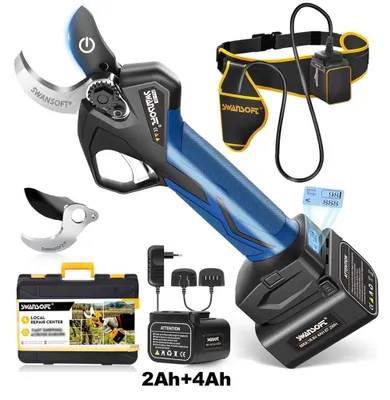Image de Taille-haie, moteur sans balais, longue autonomie, 2 Ah et 4 Ah, deux batteries
