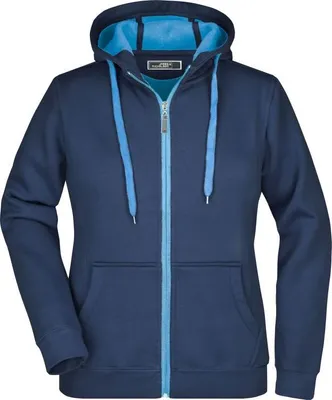 Produktbild von Sportive Jacke mit Kapuze navy/aqua, Gr. M