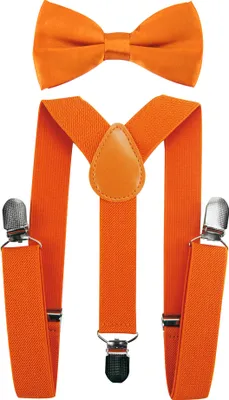 Produktbild von axy Kinder Hosenträger mit Fliege set 1-6 Jahre alt Kinderhosenträger Y-Form Jungen Mädchen
