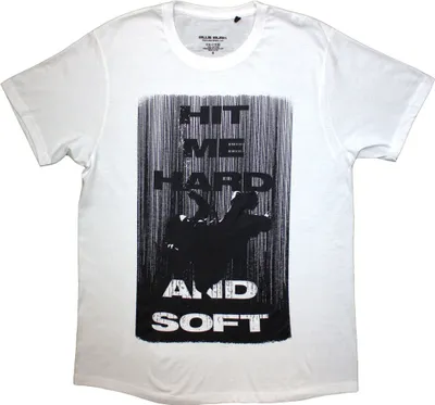 Image de Billie Eilish - "Hit Me Hard And Soft Falling" T-shirt unie homme/femme RO12286 (S) (Blanc)