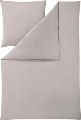 Produktbild von Estella Atelier - Mako-Interlock-Jersey Bettwäsche Takoma Farbe silber Größe 155x200 + 80x80