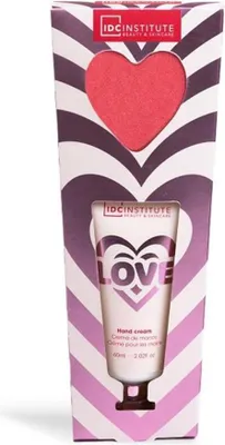 Immagine prodotto di Set di cura In Love - 60 ml di crema per le mani + 80 g di bomba da bagno - idratante, rilassante, set da regalo