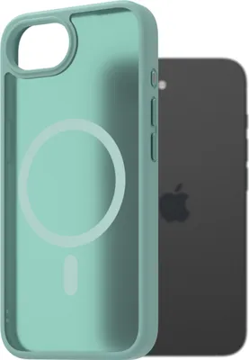 Immagine prodotto di Custodia opaca AlzaGuard compatibile con Magsafe pro iPhone 16e modrozelený