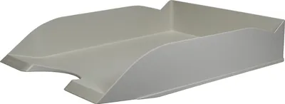 Produktbild von Briefablage oeco 1983 DIN A4 PS lichtgrau Packung mit 6 Stück