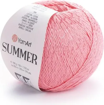 Produktbild von Yarn Art Summer 10 Light Red Strickgarn