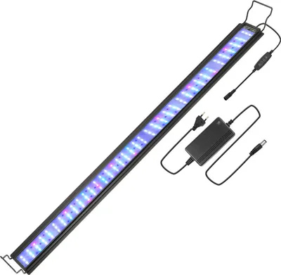 Produktbild von Jopassy 45W LED akvárium s časovačom akvárium svetlo kryt RGB svetlo, 107-130cm