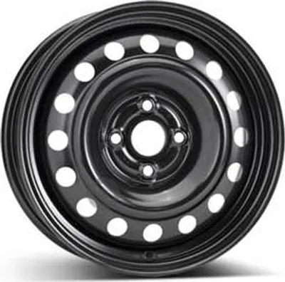 Productafbeelding van 15-inch stalen velg ALCAR, 15" x 5.5", 4x100 boutgaten, ET36, 54.00mm naafdiameter, zwarte velg