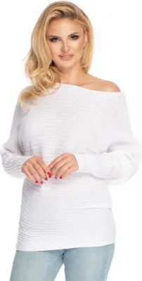 Immagine prodotto di PeeKaBoo Maglione oversize da donna Saros Bianco Universale
