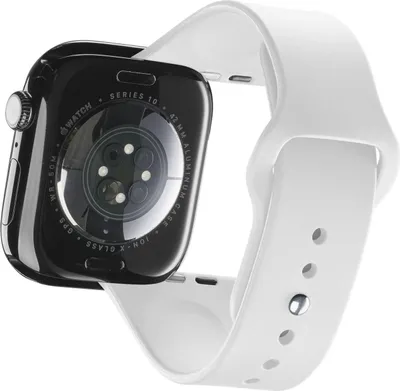 Produktbild von Cellularline Urban Band - Apple Watch 38/40/41/42 (Series 10/11) mm, Band, Smartwatch, Weiß, Apple, Watch 38/40 mm, Silikon