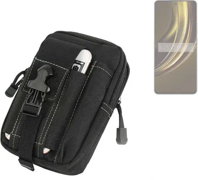 Produktbild von K-S-Trade Gürtel Tasche kompatibel mit Realme P1 Speed 5G Gürteltasche Holster Schutz Hülle Handy Hülle Smartphone outdoor Handy-Hülle schwarz