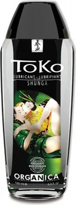 Produktbild von SHUNGA Toko Organic, 165 ml, 235,8 g, Gleitmittel auf Wasserbasis, Sexspielzeug, Vaginal, Flasche, Water, Glycerin USP, Propanediol**,Hydroxyethyl Cellulose.