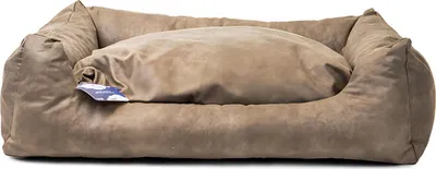 Produktbild von Lets Sleep Sweet Dreams Hundebett mit Kissen taupe, Größe: XL