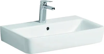 Produktbild von GEBERIT Waschtisch Renova Compact 60 cm weiß mit KeraTect® Spezialglasur 226160600