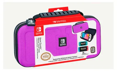Produktbild von Bigben Interactive AL112531, Reisekoffer, Nintendo, Violett, Nintendo Switch, Nintendo Switch Lite, Nintendo Switch OLED, Reißverschluss, 267 mm