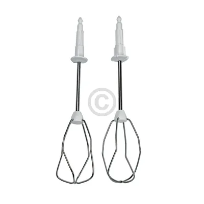 Image de Fouet Siemens Bosch 00640906 Set de 2 crochets mélangeurs droite + gauche pour batteur à main