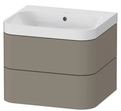 Produktbild von DURAVIT HP4345N9292 WTU m. Happy D.2 Plus, 2 Schk. ohne
