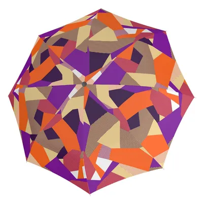 Immagine prodotto di doppler ombrello tascabile ombrello Fiber Magic Bold Orange multicolore