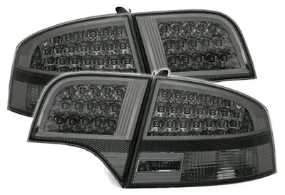 Für Audi A4 8E B7 Limousine ab 2004-2008 LED Rückleuchten Schwarz Smoke in der Farbe Schwarz von AD TUNING GmbH & Co. KG