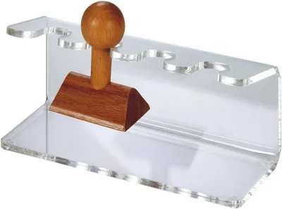 Produktbild von Acryl-Stempelträger, 155 x 70 x 64 mm, transparent