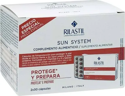 Image de Rilastil Sun System Oral Promo 2x30 capsules