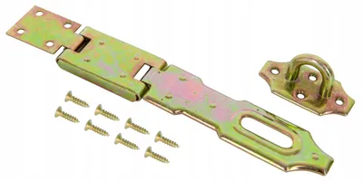 Produktbild von Handmet Riegel Haspel für Vorhängeschloss verzinkt 160 mm