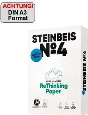 Produktbild von Steinbeis Kopierpapier No.4 ISO 100 K1701666080B A3 500Bl.