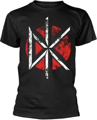 Immagine prodotto di Maglietta dei Dead Kennedys, modello da uomo, con logo DK sbiadito, colore nero, taglia M