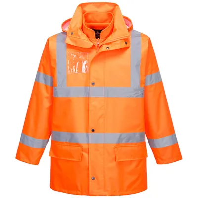Image de Parka Hi-vis Essential 5 En 1 Couleur : Orange Taille M - Portwest