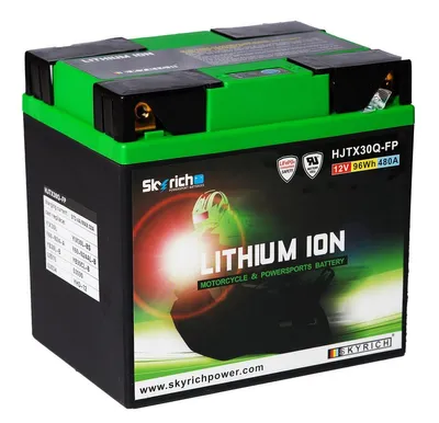 Obrázok produktu pre Autobatéria SKYRICH 12 V 8 Ah 480 A/EN HJTX30Q-FP D 166 mm Š 123 mm H 163 mm NOVINKA