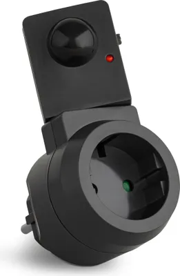 Produktbild von Bewegungsmelder Zwischenstecker mit Schalter 120° 9m LED Steckdose Sensor SEBSON