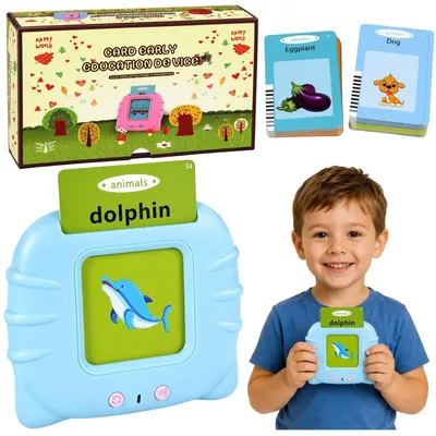 Produktbild von Englische Wortlernkarten, Lernspielzeug, blau