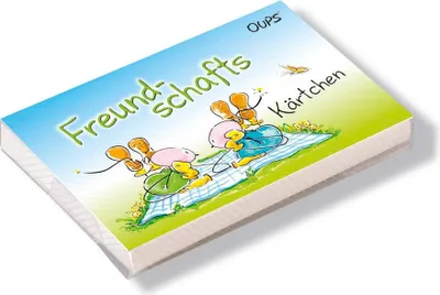 Produktbild von Oups Kärtchenbox - Freundschafts Kärtchen