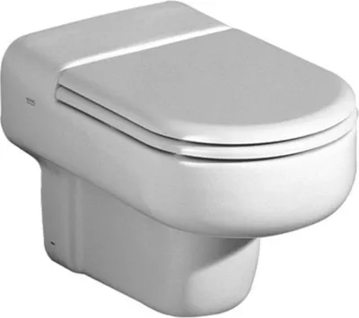 Produktbild von Geberit Courreges WC-Sitz, weiß Scharniere verchromt
