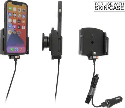 Produktbild von Brodit Gerätehalter 721237 mit Ladefunktion - für Smartphones - Apple iPhone 14, Apple iPhone 14 Plus, Apple iPhone 14 Pro Max und weitere
